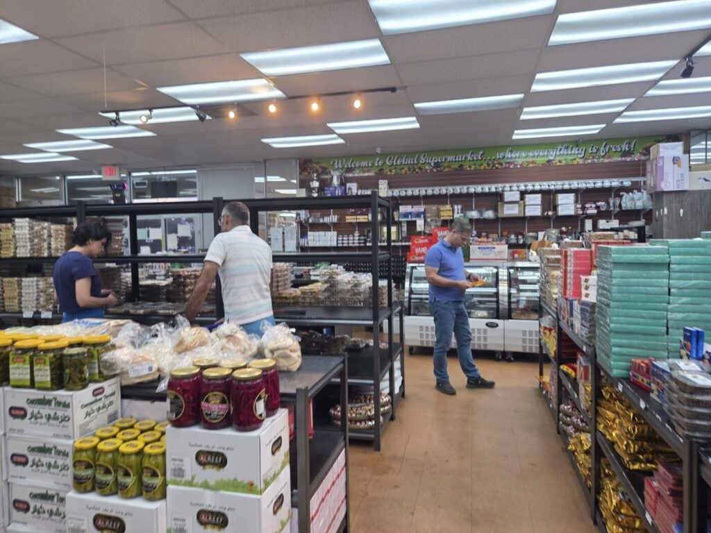 Inside Global Market Persian grocery store in alpharetta