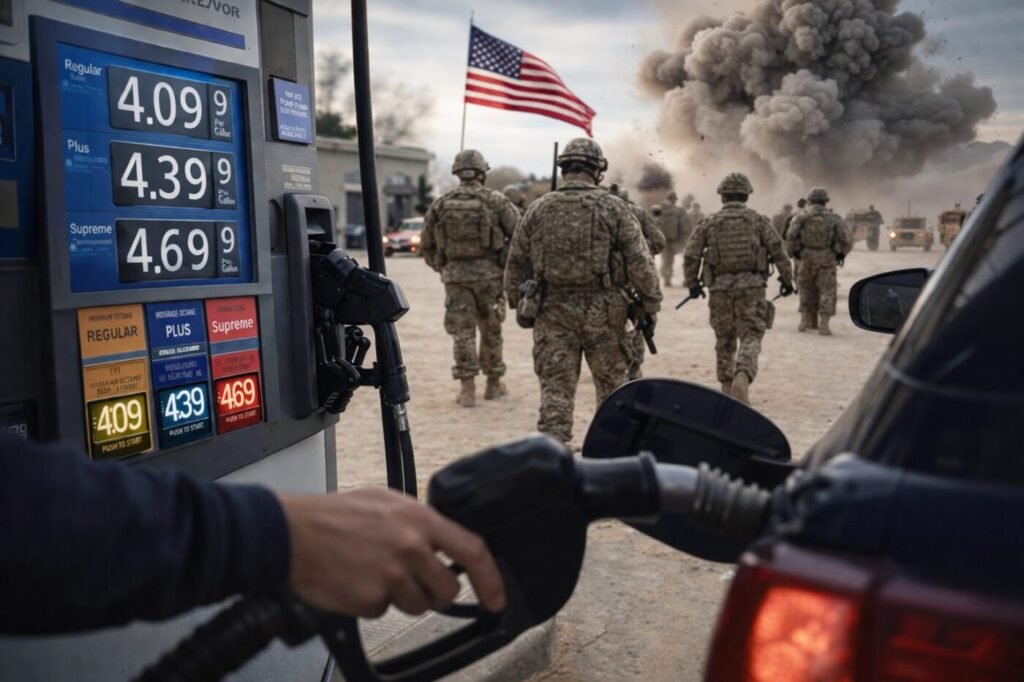 conflict in Iran and effect on local gas stations in north atlanta