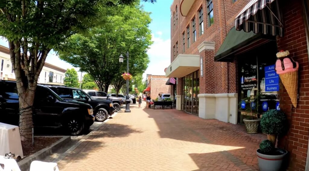 Canton ga, a downtown view