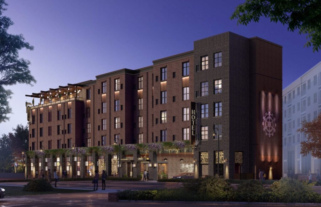 The Chambray, a 125-room hotel near the historic district and Southern Post
