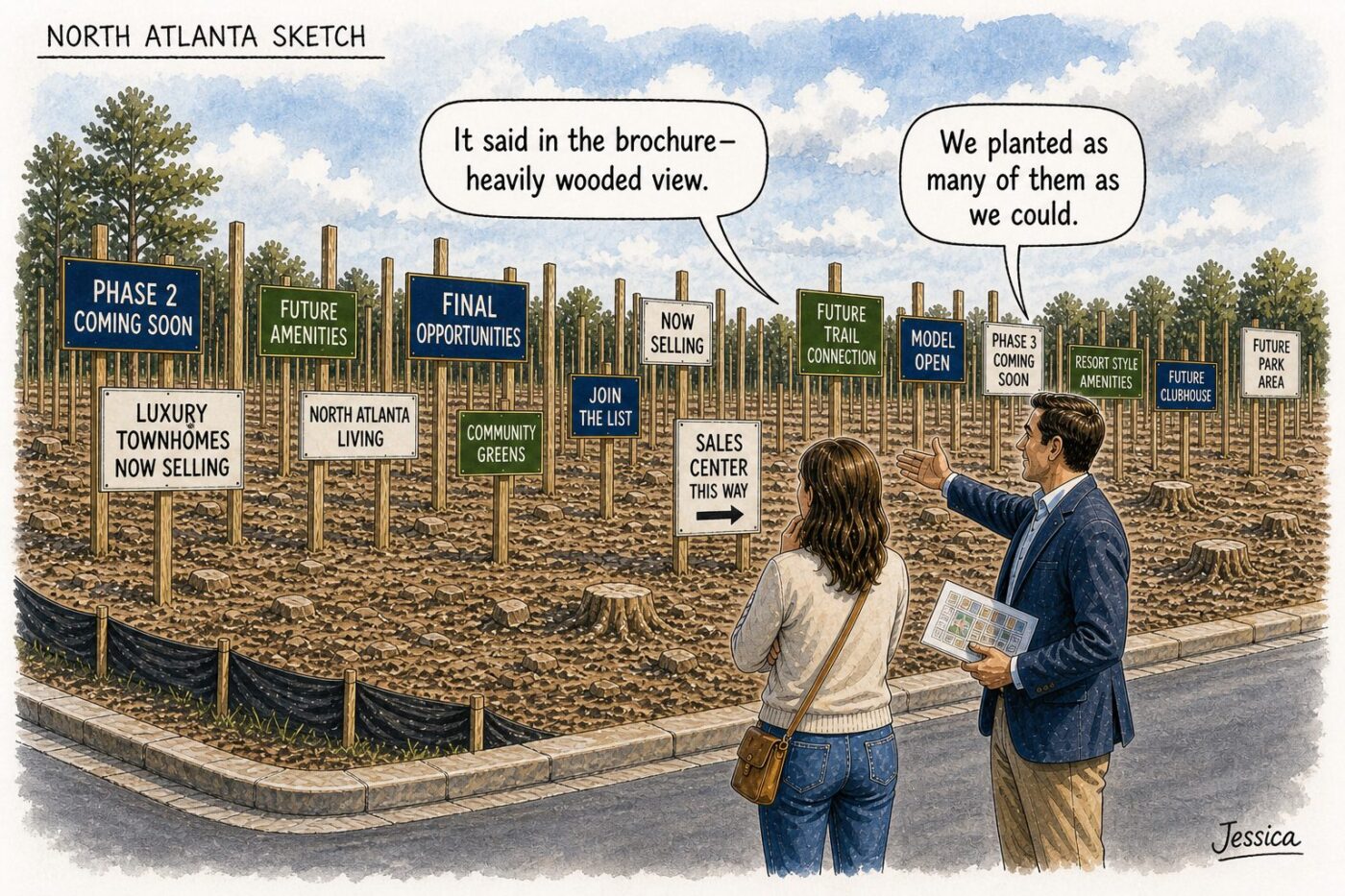 North Atlanta Sketch: Now Planting