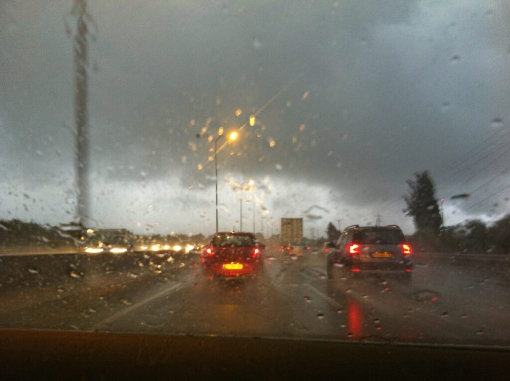 Driving in the rain