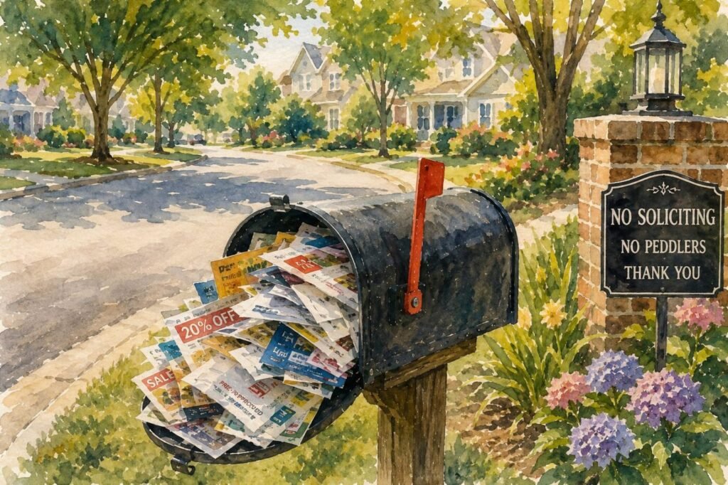 no soliciting request in Johns Creek