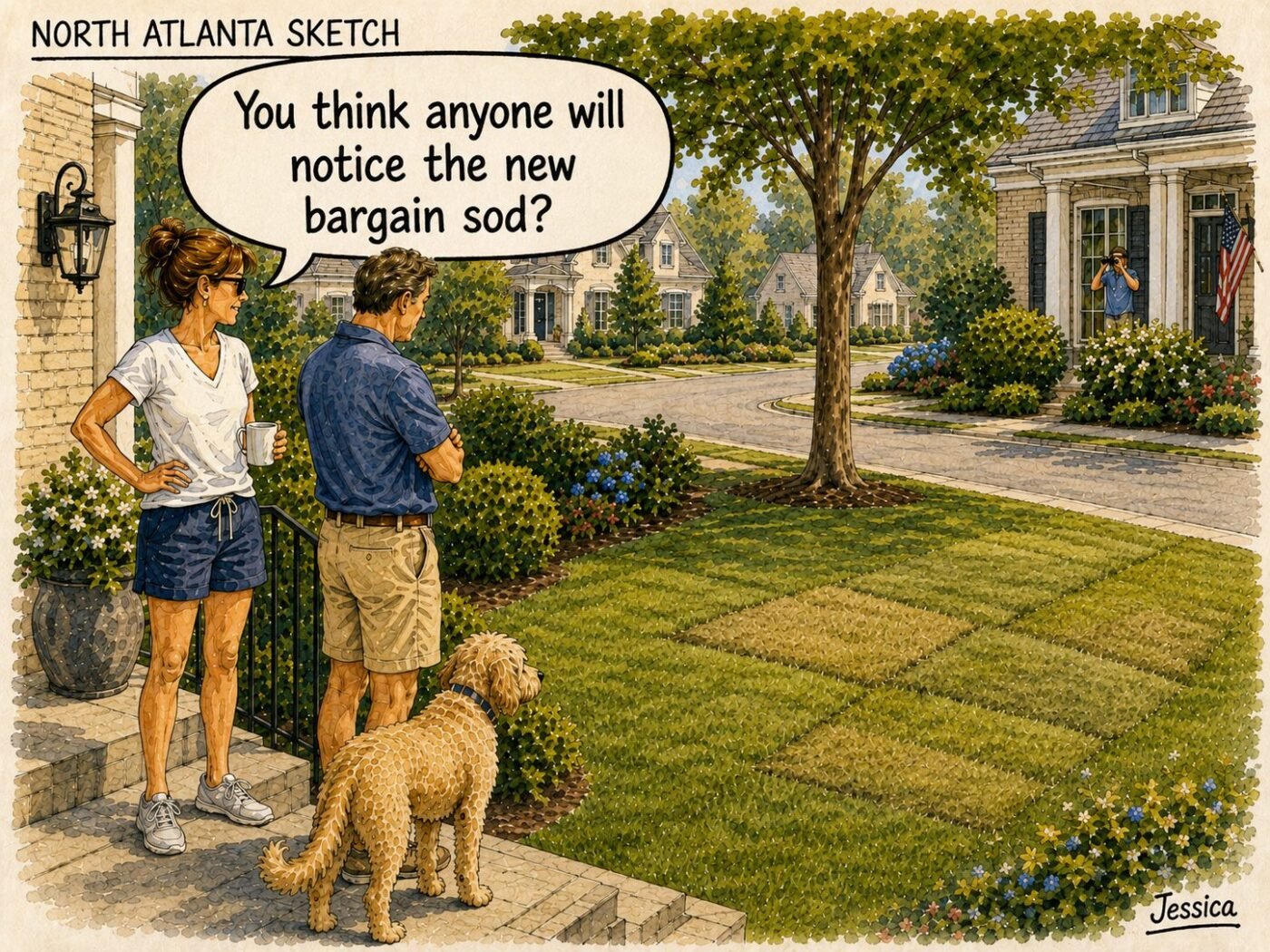 North Atlanta Sketch: Curb Appeal
