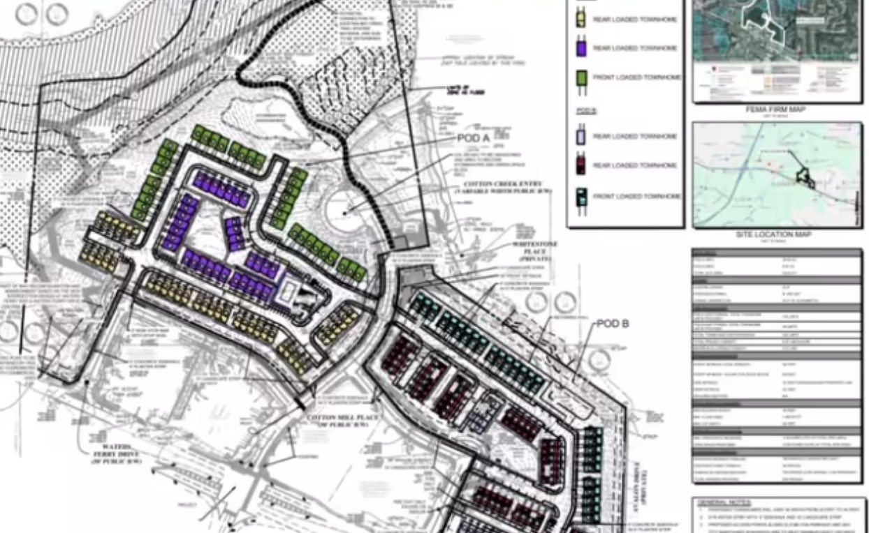 Alpharetta Clears 195 Townhomes for Old Milton Parkway Office Site
