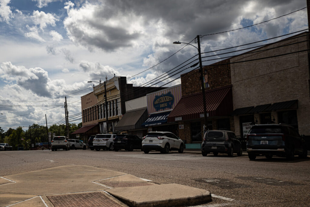 Downtown Crockett in East Texas on September 30, 2026.